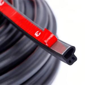 Tira de Sellado Universal para Automóvil de EPDM con Respaldo Adhesivo, Aislamiento Acústico para Puertas de Automóvil, Consola, Impermeable, Resistente al Viento y al Polvo - Product Image 1