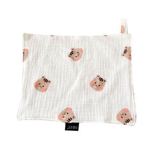 Serviette de gaze imprimée pour bébé <span class=keywords><strong>Petit</strong></span> carré en coton pour nouveau-né <span class=keywords><strong>Mouchoir</strong></span> doux pour usage domestique - Product Image 2