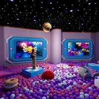 Projecteur de balles magiques interactif d'intérieur, jeu mural 3D immersif et amusant pour enfants, équipement de parc d'attractions, maison de jeu, jardin, PVC