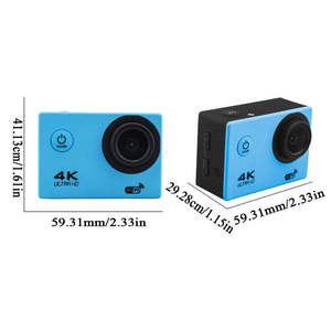 Entry Level Textured Black Underwater Sports <b>Cam</b> WiFi APP Control Complete Mount Kit Cycling Diving Ski Recorder - Product Image 4