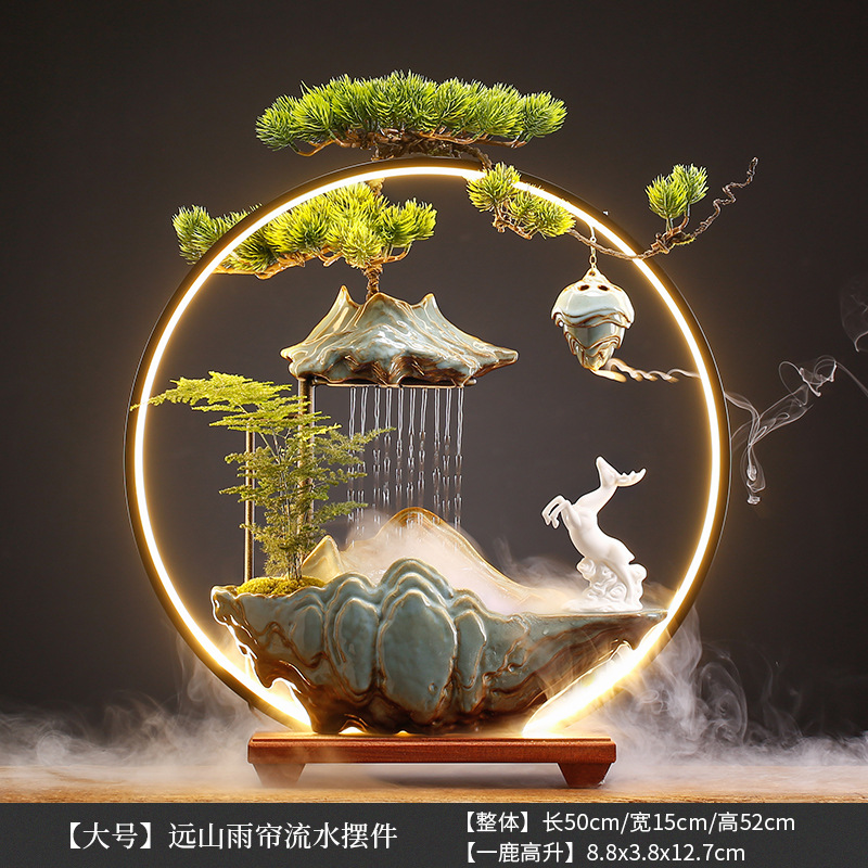 A big deer rises high