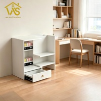 Nouvelle bibliothèque murale intégrée moderne et minimaliste, étagère de rangement autoportante avec compartiment secret dissimulé pour salon et bureau