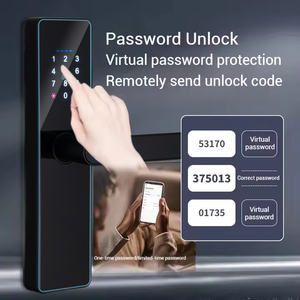 글로마켓 스마트 세라듀라 페차두라 디지털 투야 Ttlock 잠금 RFID 카드 암호 지문 스마트 도어록 - Product Image 3