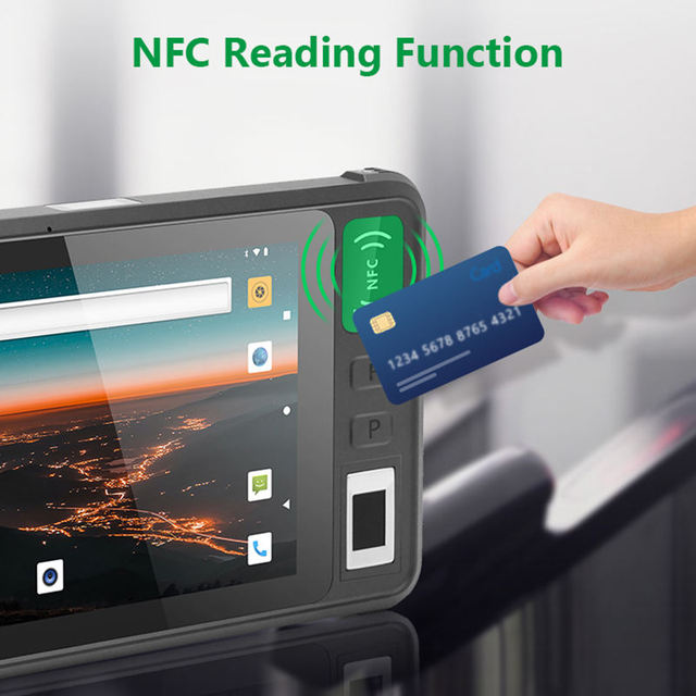 High Quality Industrial Grade Octa Core Waterproof IP67 8 Inch Outdoor Use Handheld Rugged Android Tablet PC with GPS and NFC