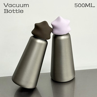 Bouteille d'eau isotherme en acier inoxydable 350 ml, motif étoile, gobelet de voyage portable pour enfants, sans BPA, tasse de sport pour l'extérieur