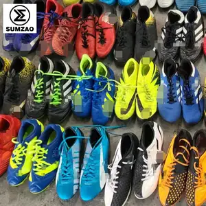 Alta calidad Sepatu-bekas deportivas a granel, zapatos de marca de segunda mano de fútbol, ukay