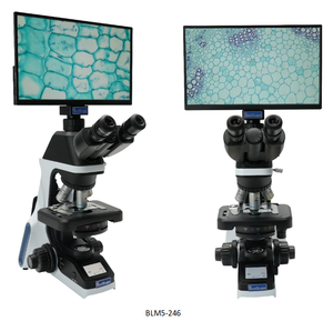 Microscopio Biológico Digital BestScope BLM5-246 con Pantalla LCD de 13.3 Pulgadas, 4K 8MP HD WiFi, Sistema Óptico Infinito NIS para Investigación Médica y de Laboratorio - Product Image 1