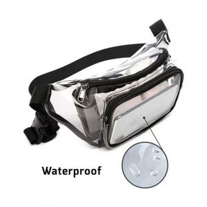 Sac banane transparent en PVC tendance pour l'été, imperméable, pour la plage et les voyages, pour femmes - Product Image 3