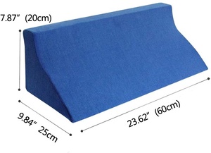 <span class=keywords><strong>Almohada</strong></span> <span class=keywords><strong>de</strong></span> Apoyo Triangular <span class=keywords><strong>para</strong></span> Embarazo Kingworth Blue, Cojín <span class=keywords><strong>de</strong></span> <span class=keywords><strong>Cuña</strong></span> <span class=keywords><strong>para</strong></span> Dormir - Product Image 2