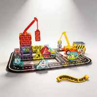 Bloques de Construcción Magnéticos para Ingeniería de Construcción de Carreteras de 7.5CM, 58 y 80 Piezas, Juguete Educativo STEM DIY para Niños, Venta al Por Mayor