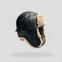 Gorro Ushanka Ruso de Invierno Personalizado OEM, Gorro de Aviador de Piel Sintética con Orejeras, Gorro de Nieve Cálido y Resistente al Viento para Hombre