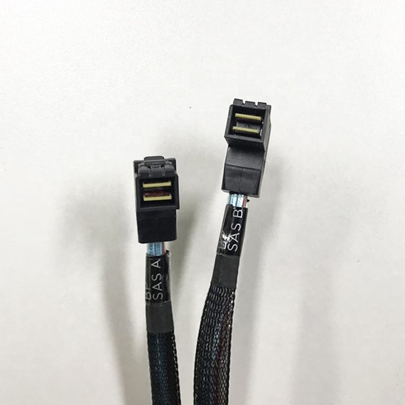 HONPNK 05W93G 0K43RY PowerEdge R740 PERC Dual Mini SAS HD SFF-8643 Mini Mono Raid Cable for Dell R730 R730XD R740 R740XD