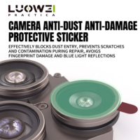 Protecteur d'objectif d'appareil photo sans perte de qualité supérieure LUOWEI LW BH1, autocollant sans adhésif central, anti-poussière, sans résidu, pour réparation de téléphone