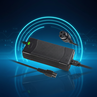 Chargeur de batterie au lithium ternaire 37,8V 7A, adaptateur d'alimentation pour véhicules électriques/extérieurs, câble rétractable pliable