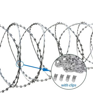 Alambre de Púas Tipo <span class=keywords><strong>Concertina</strong></span> B113, Económico y de Venta Caliente, para Cercas de Seguridad, Alambre de Acero, 500 mm por Rollo, Anti-Escalada - Product Image 6