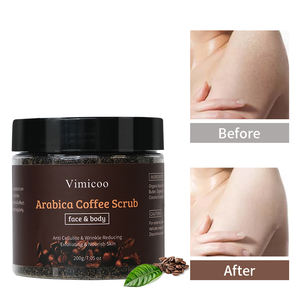 Exfoliante de <span class=keywords><strong>café</strong></span> árabe natural de etiqueta privada al por mayor exfoliante orgánico limpiador hidratante cuerpo <span class=keywords><strong>café</strong></span> Azúcar Exfoliante - Product Image 1