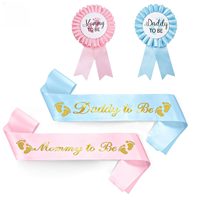 Ensemble de fleurs de poitrine et de bretelles pour future maman, pour baby shower WB038
