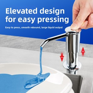 Tube d'extension pour distributeur de <span class=keywords><strong>savon</strong></span> ABS pour évier de cuisine, pompe à pression à débit élevé pour <span class=keywords><strong>liquide</strong></span> <span class=keywords><strong>vaisselle</strong></span> - Product Image 2