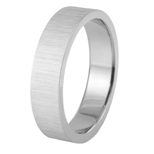 yunnique Men's <b>Titanium</b> Steel Brushed <b>Ring</b> Gold Color U Shape Wedding Band Jewelry - Product Image 5