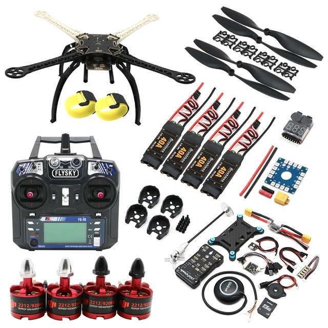 Flysky I6 S500 Multi-Copter Quadcopter PCB Pixhawk PX4 PIX 2.4.8 32 Bit Flight Controller M8N GPS 2212 920kv Motor Super Combo