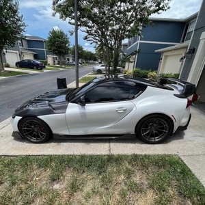 Jupes latérales en Fiber de carbone de haute qualité Style AG pour 2019-2020 <span class=keywords><strong>Toyota</strong></span> <span class=keywords><strong>Supra</strong></span> A90 A91 <span class=keywords><strong>MK5</strong></span> Kit de carrosserie personnalisé - Product Image 5