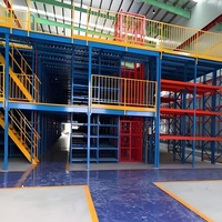 Plateforme de Stockage Modulaire en Acier pour Mezzanine et Grenier, Étagères Durables pour Rangement en Hauteur