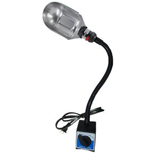 Lámpara de Trabajo con Interfaz E27 24V/220V para Máquinas Herramienta, Lámpara Magnética Flexible con Cuello de Cisne para Torno, Punzonadora, Máquina Herramienta - Product Image 4