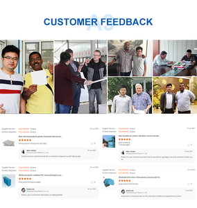 Panneau de coffrage mural en PVC réutilisable haute résistance au design moderne, pour usage commercial, blanc, épaisseur 5-30 mm, taille personnalisée - Product Image 6