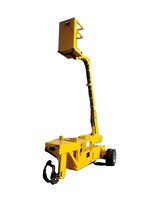 Élévateur à flèche Zoomye hydraulique pour vergers, moteur à essence, roulement à engrenages, équipement de cueillette de fruits 15000W