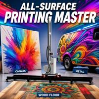 Imprimante murale à jet d'encre UV à effet 3D au prix d'usine avec tête d'impression I3200, machine de peinture automatique multicolore de 3 m de hauteur