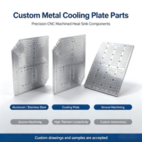 Composants de refroidissement liquide CNC haute précision 3/4 axes en alliage d'aluminium, fabriqués en Chine