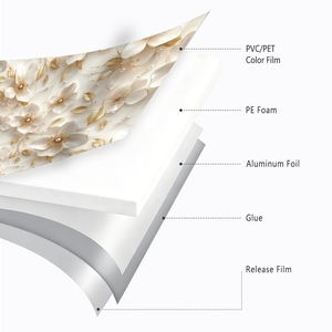 Autocollant <span class=keywords><strong>mural</strong></span> en PET d'usine, 1200*2400mm, <span class=keywords><strong>grand</strong></span> panneau décoratif, imperméable, écologique, revêtement <span class=keywords><strong>mural</strong></span> intérieur - Product Image 6