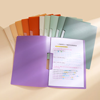 Porte-documents rotatif A4, organisateur de documents imperméable, ensemble de papeterie de couleur dégradée