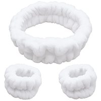 Nouvelle mode impeccable fille beauté cheveux accessoires doux bracelet et arc-en-ciel couleur bandeau Kit visage lavage propre