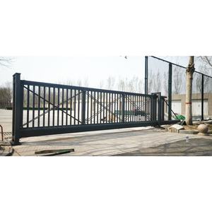 Porte coulissante automatique sans rail en aluminium pour usine et villa - Product Image 6