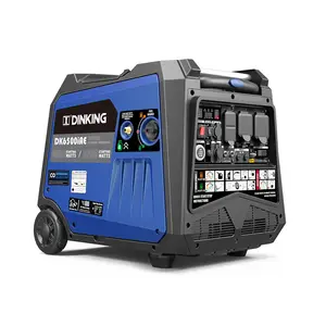 Dinking 6.5kw Power Generator for Home Factory Direct Sale Gasoline Generator Small Household Quiet Generators, DK6500iAE