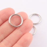 Anneau rond en métal de 13 mm à petit prix pour sac, porte-monnaie, porte-clés, accessoires de sangle