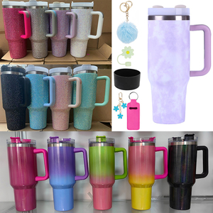 Logotipo personalizado 30 Oz 40 Oz Adventure Acero inoxidable Doble pared Vacío Taza de metal Taza de café de viaje 30 oz 40 oz Vaso con asas - Product Image 1