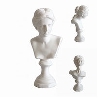 Mini Statue en plâtre Résine Caracalla Statue Ornements Salon Entreprise Décoration