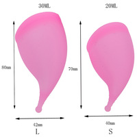 Taza Menstrual femenina, compresas sanitarias de silicona médica, colección de sangre para niñas