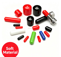 Embouts ronds en caoutchouc durables, protecteurs polyvalents pour extrémités de tuyaux, éléments pneumatiques, protection des filetages, décoration des extrémités de crochets