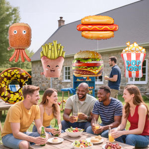 Balões de Alumínio em Forma de Donut para Decoração de Festa, Balões de Donut em Diferentes Cores para Decoração de Festas - Product Image 3