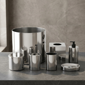 Juego de Baño de Acero Inoxidable - Product Image 1