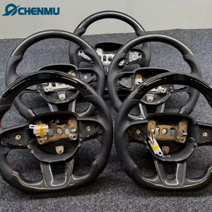 Volant de course en fibre de carbone personnalisé couverture en cuir Napa parfaitement adapté pour Dodge Charger Charger SRT <span class=keywords><strong>RT</strong></span> - Product Image 6