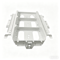 Service de prototypage rapide : Châssis de support en aluminium soudé robuste, base de machine, pièces en tôle brossée et polie