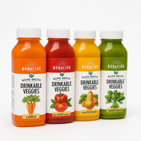 Autocollant en vinyle personnalisé pour bouteille de jus de fruits, autocollant adhésif pour imprimante, étiquette pour bouteilles de jus en plastique, papier autocollant brillant pour emballage