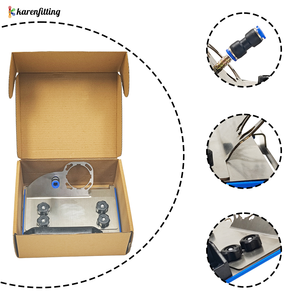 100° Angle Grinder Tile Chamfering Tool – Portable 45° Bevel Guide for Tile & Woodwork - View 3
