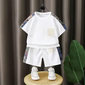 Nueva Ropa Casual de Verano para Niños con Bordado, Conjuntos Casuales de Moda de Manga Corta para Niños y Niñas - Product Image 2