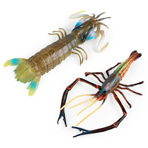 โมเดลพลาสติก PVC รูปกุ้งกุ้งแมนทิสรูปสัตว์ทะเลจำลองของเล่นเพื่อการเรียนรู้ในช่วงต้นของเด็ก - Product Image 1