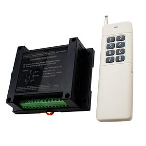 433MHZ AC 85V-220V 8CH RF Wireless <strong>Remote</strong> <strong>Control</strong> Switch <strong>Remote</strong> <strong>Control</strong> <strong>System</strong> Receiver Industrial Transmitter 8CH Relay - Product Image 1